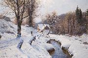 Romantische Winterlandschaft, Walter Moras
